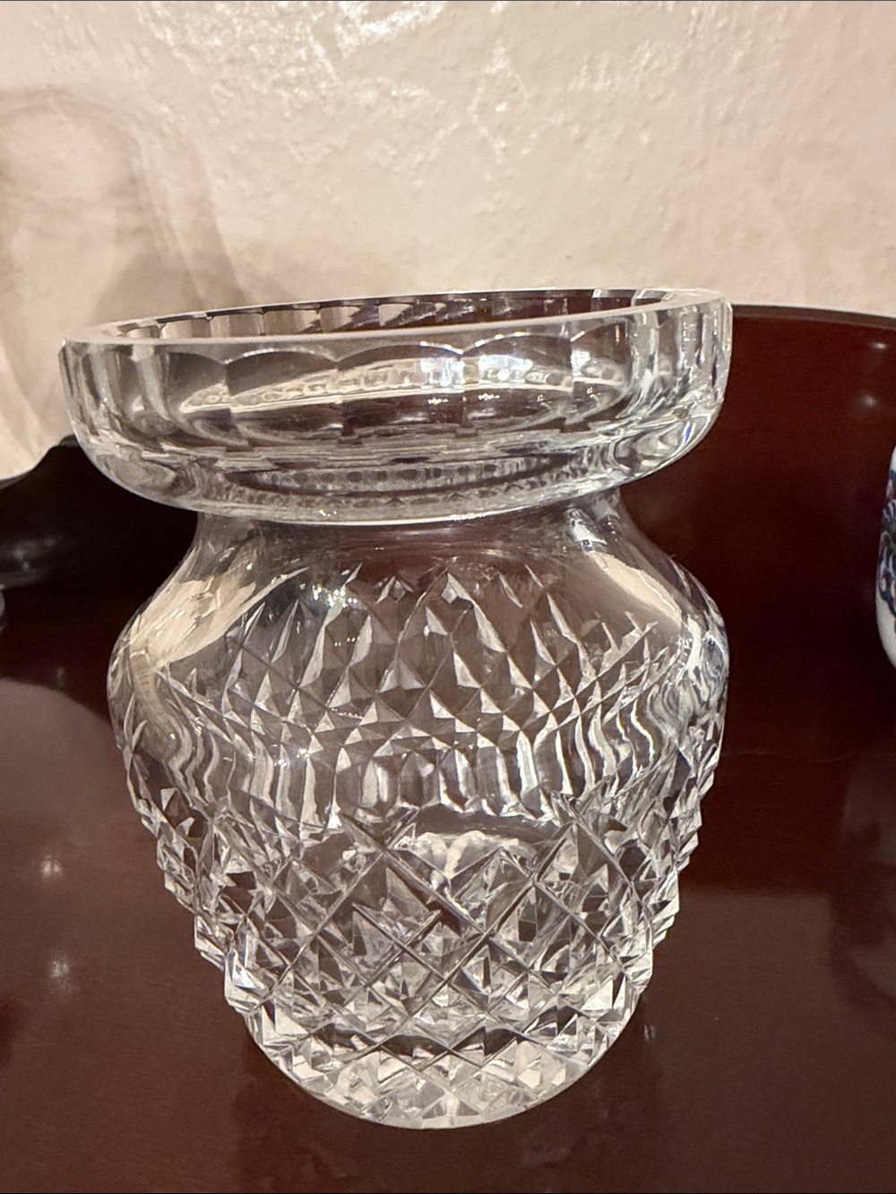 Waterford Crystal jar , container with no lid